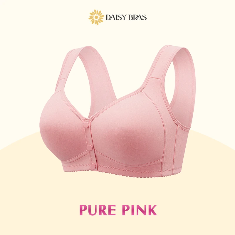 Daisy - Front-Button Wireless Comfort Bra