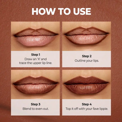 12-Color Matte Lip Liner Set- Define Your Lips with Confidence