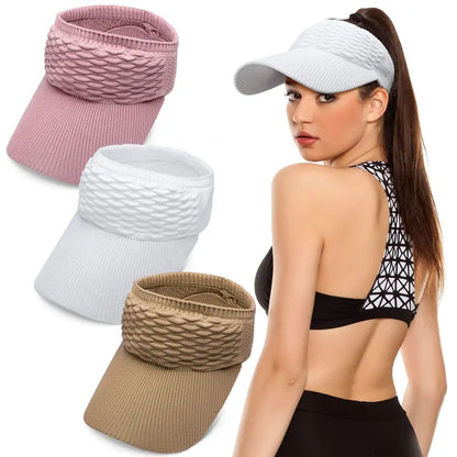 Women's UV-Protective Ponytail Sun Hat