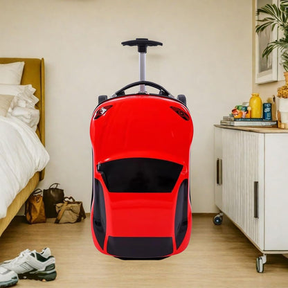 18” (45.72 cm) Kids Pull-Along Car Suitcase with Retractable Handle