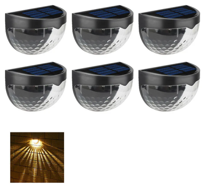 Solar Step Lights – Waterproof Garden Glow in Warm, White & Color Modes