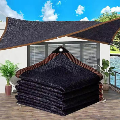 Black UV Resistant Sun Shade Net for Garden & Backyard