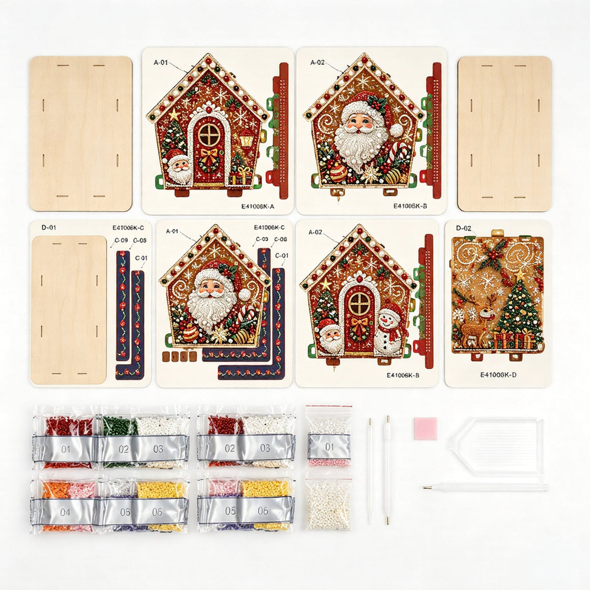 DIY Pearl Art Christmas Collection
