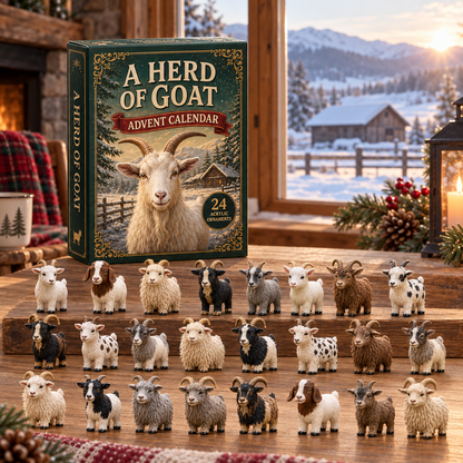 24 Days of Goats Advent Calendar – 24 Collectible Acrylic Goat Charms