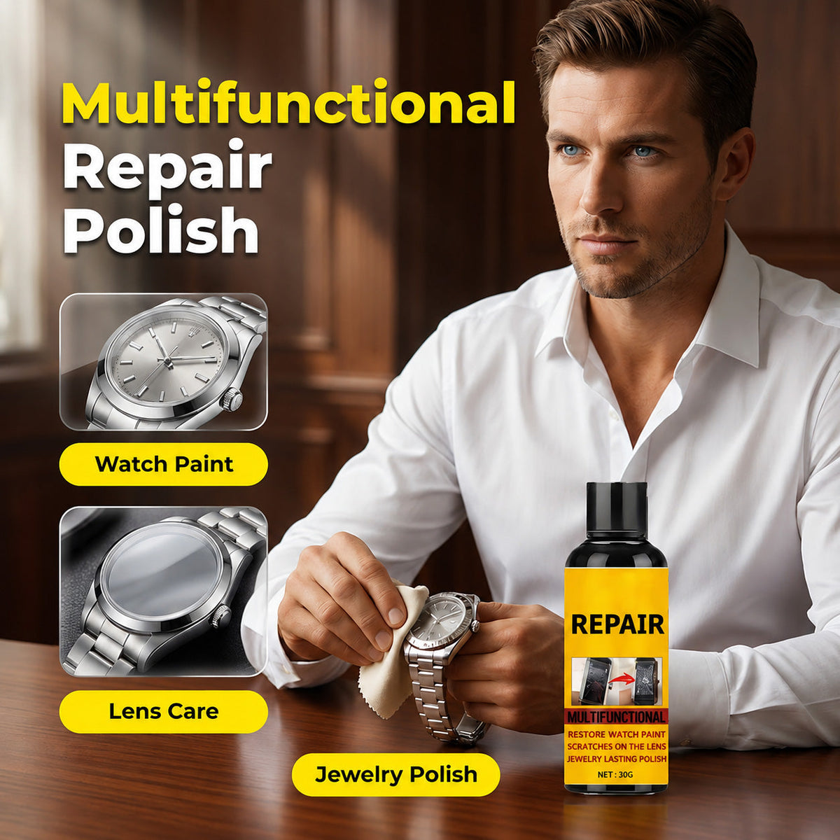 Multifunctional Scratch Repair Polish – Works on All Car Colors