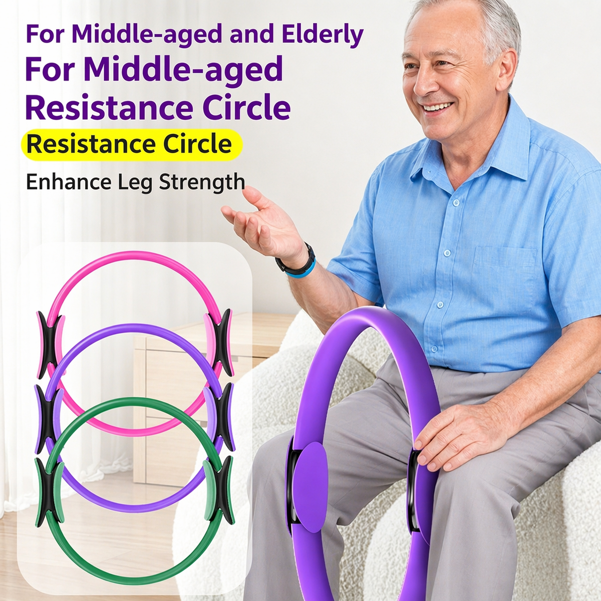 New Fitness Must-Have Pilates Ring – Full Body Toning & Leg Resistance Trainer 60% OFF NOW!