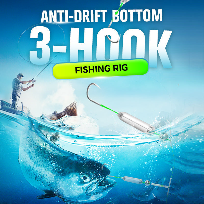 LAST DAY 55% OFF - 3 Hooks Anti Drift Bottom Fishing Rig