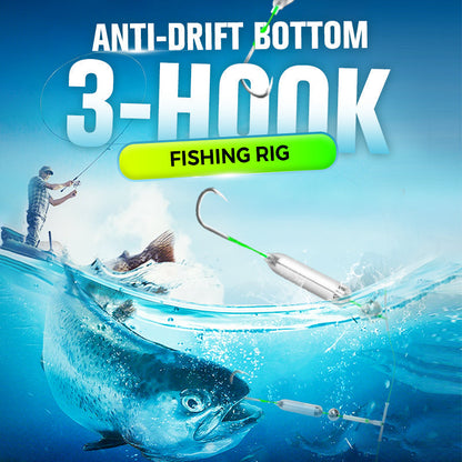 LAST DAY 55% OFF - 3 Hooks Anti Drift Bottom Fishing Rig