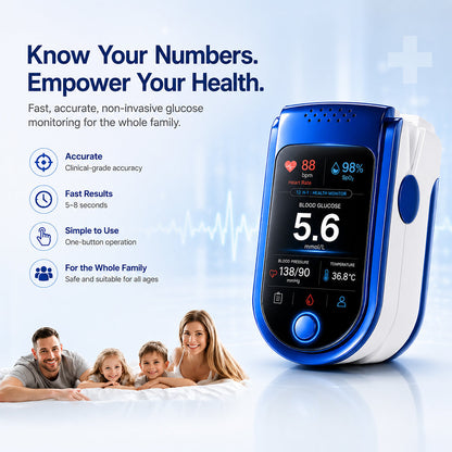Non-Invasive Daily Health Tracker | Needle-Free Wellness Trend Monitoring Device