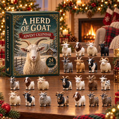 24 Days of Goats Advent Calendar – 24 Collectible Acrylic Goat Charms