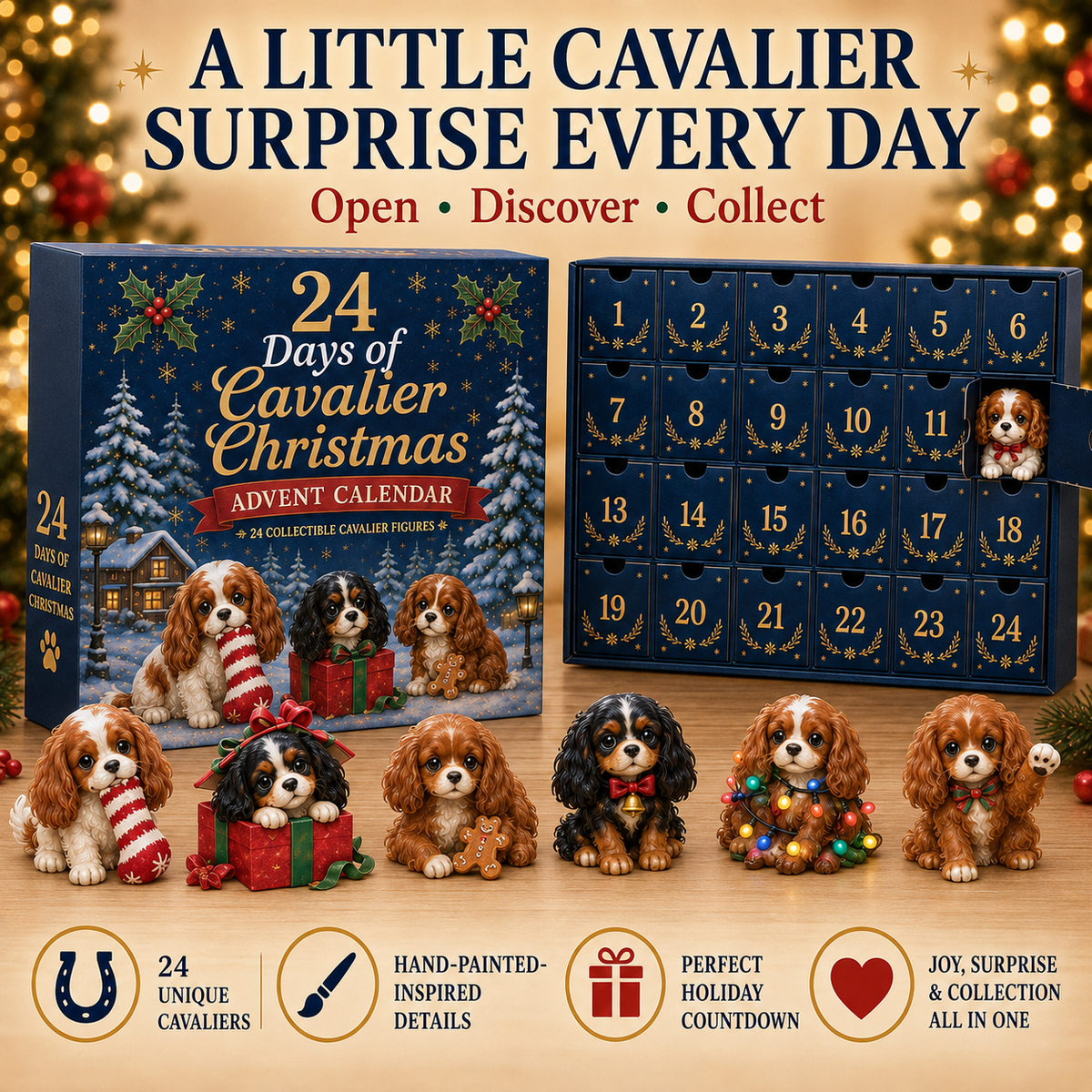 24 Days of Cavalier Christmas Advent Calendar 2026 – 24 Collectible Cavalier Surprises