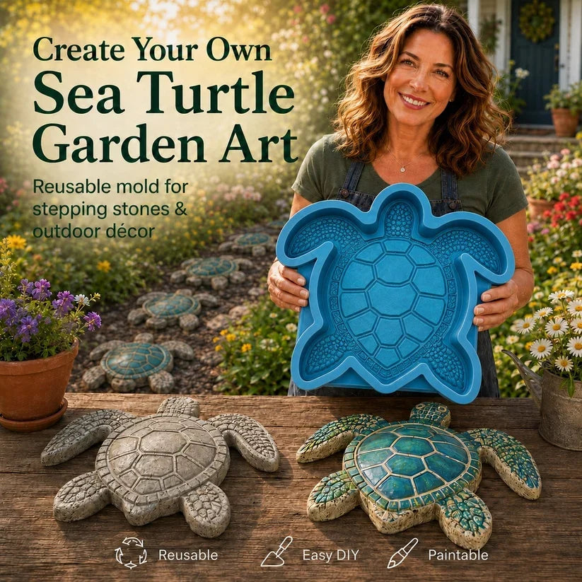 Last-Day Sale - Garden Art Stepping Stone Mold