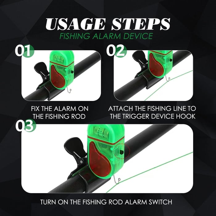 Last Day 49% OFFFishing Bite Alarm with LED Light
