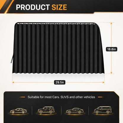 4 Pcs Magnetic Car Side Window Sun Shades