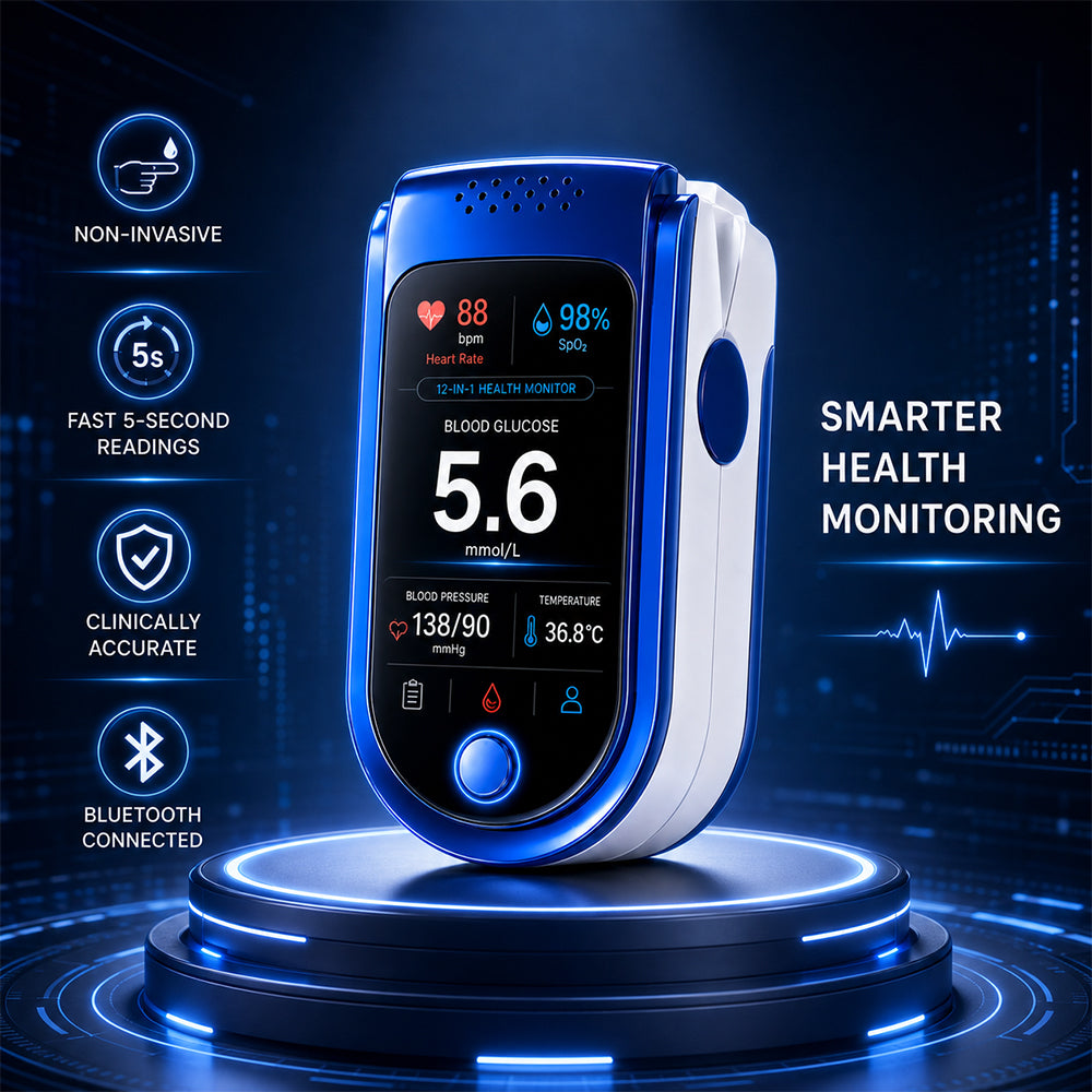 Non-Invasive Daily Health Tracker | Needle-Free Wellness Trend Monitoring Device