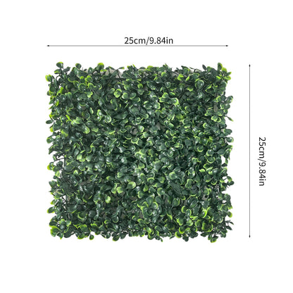 DIY 25"x25" Milan Grass Artificial Plant Wall Panel – Lush Green Decor