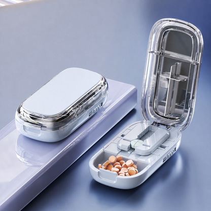 Portable Pill Cutter｜Clean & Accurate Medicine Splitter