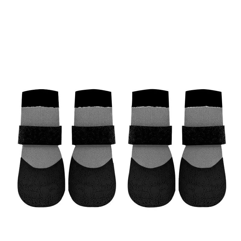 Premium Waterproof Knit Dog Boots – Anti-Slip Paw Protection for Indoor & Outdoor Adventures