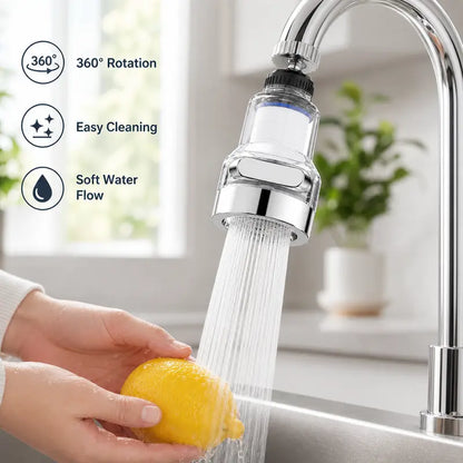 2 Count, 360° Swivel Faucet Filter Attachment