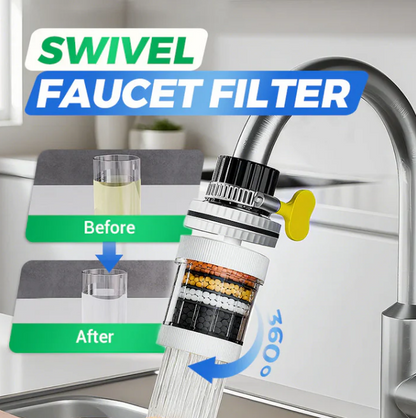 360° Rotating Faucet Filters-Enhance Your Tap Water QualityBuy 3 Get 1 Free