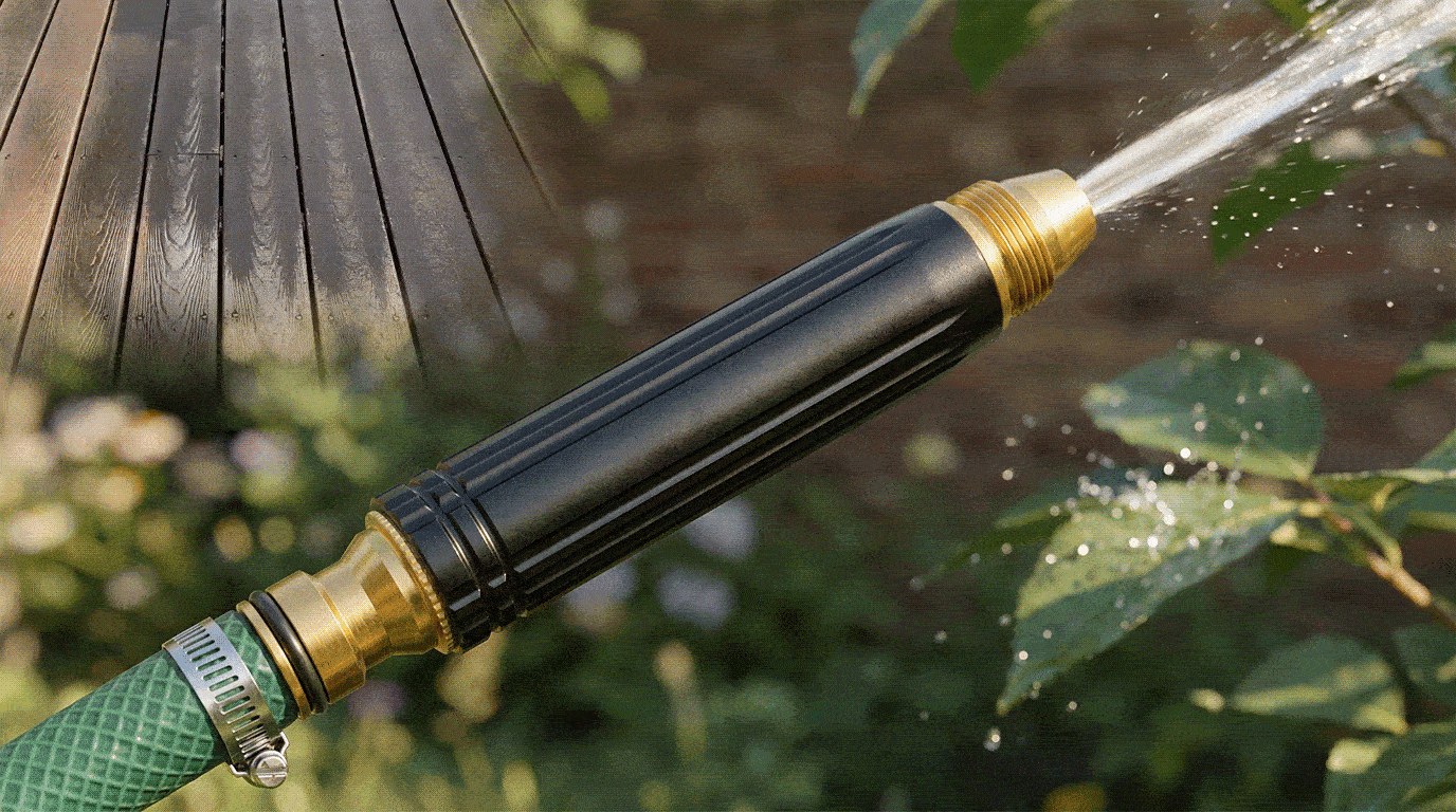 Heavy-Duty Adjustable Hose Nozzle – Powerful Spray & Precision Control
