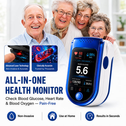 Non-Invasive Daily Health Tracker | Needle-Free Wellness Trend Monitoring Device