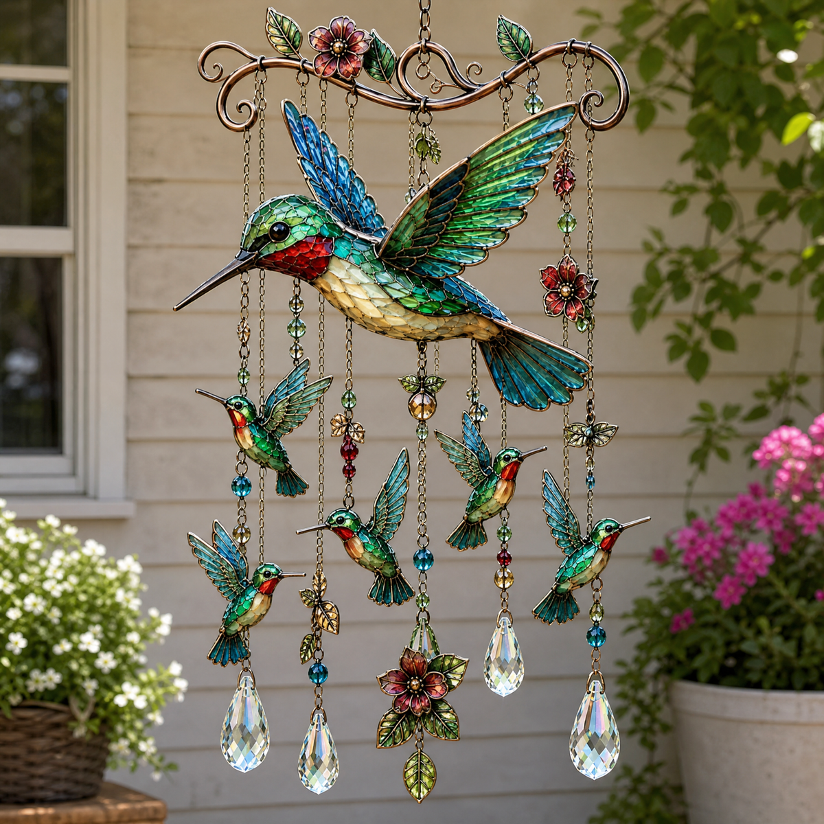 Last Day 50% OFF Graceful Hummingbird Wind Chime Add Beauty to Every Breeze