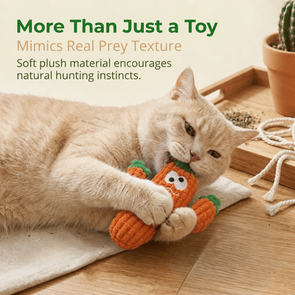 Last Day Promotion 49% OFF5pcHandmade Soft Cactus Kitten Chew Toys with Natural Catnip