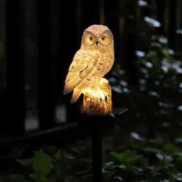 Solar Owl LED Garden Light – Waterproof Outdoor Accent Lighting