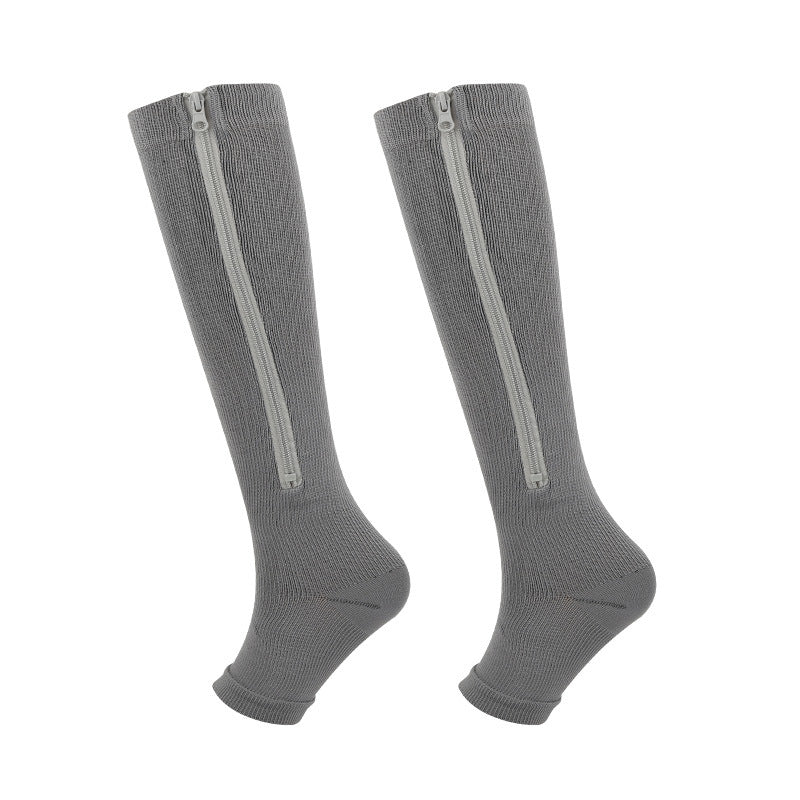 Sports Zipper Socks – Comfort, Support & Easy On/Off