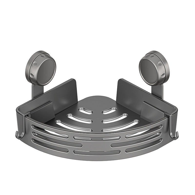 Suction Cup Storage Rack — No Drilling Required, Instantly Adds Storage Space