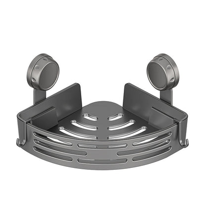 Suction Cup Storage Rack — No Drilling Required, Instantly Adds Storage Space