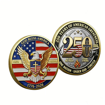 LAST DAY 50% OFF9PCS USA 250th Anniversary Commemorative Coin Gift Set