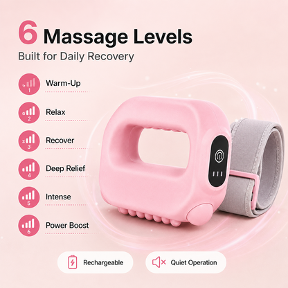 Hands-Free Fascia Massager for Muscle Relaxation & Recovery