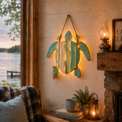 Lighted Coastal Fish Wall Decor – Bring Ocean Charm & Warm Glow to Your Home
