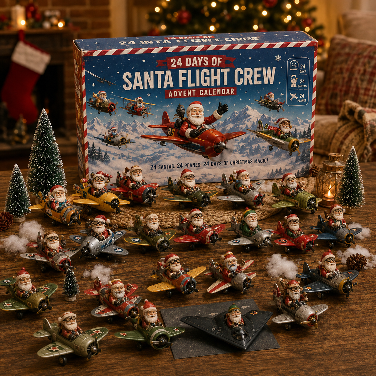 Santa Flight Crew Advent Calendar