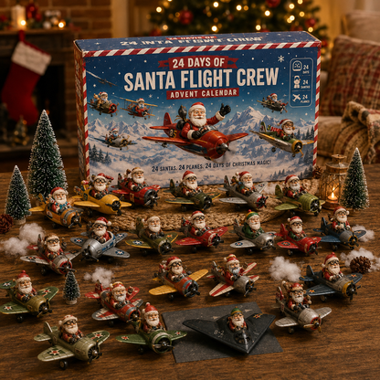 Santa Flight Crew Advent Calendar