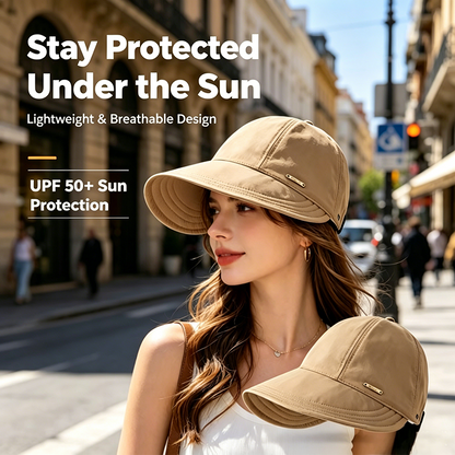 Women's Wide Brim Sun Visor HatUPF 50+