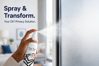One Way Mirror Spray | Streak-Free Cleaner for Glass, Windows & Mirrors