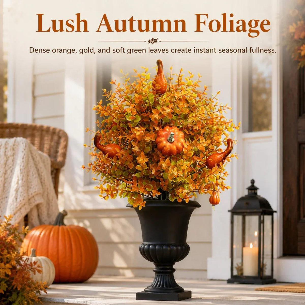 LAST DAY 49% OFF Artificial Fall Pumpkin Tree Stakes
