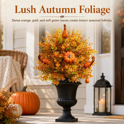 LAST DAY 49% OFF Artificial Fall Pumpkin Tree Stakes