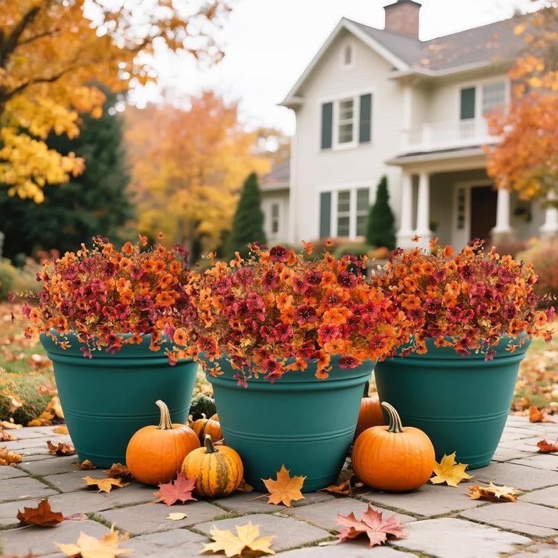 Last Day 50% OFF - UV-Resistant Artificial Daisy Flowers for Fall Decor Halloween