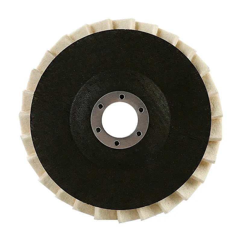 5-Inch Wool Flap Polishing Wheels for Angle Grinders