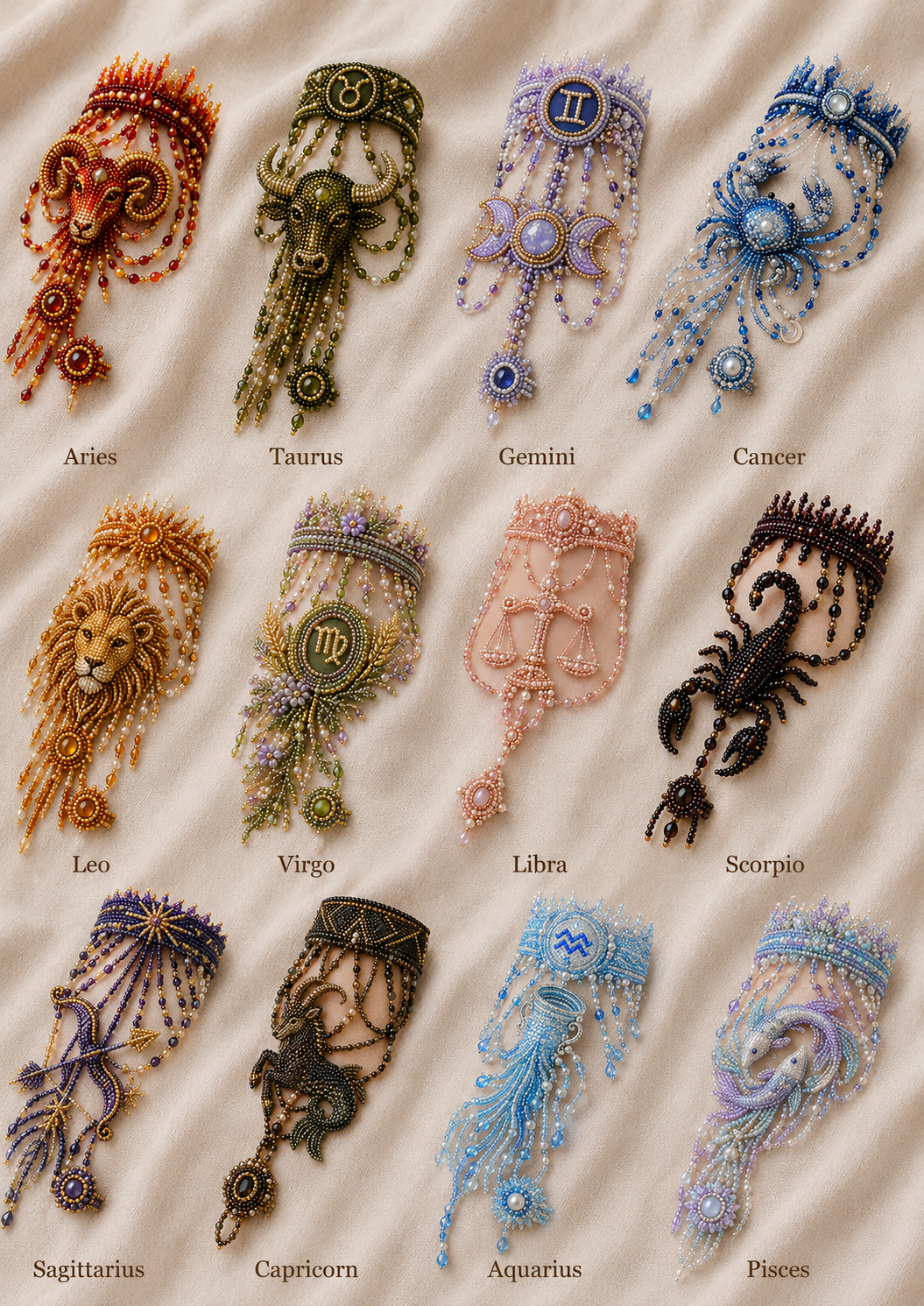 49% OFF – Zodiac DIY Beaded Hand Bracelet Kit – Create Your Celestial Wearable ArtLast DayBUY 3 GET 1 FREE (Add 4 Pcs To Cart)