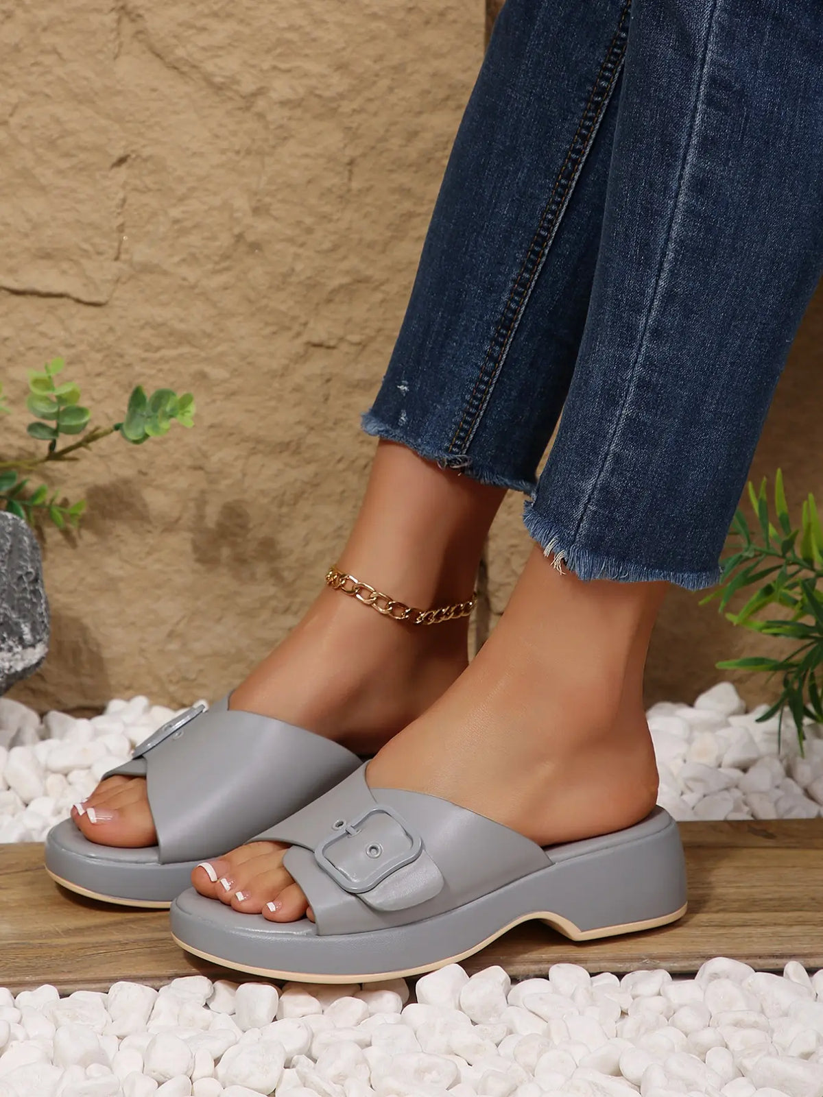 Women's Wedge Sandals – Chunky Sole