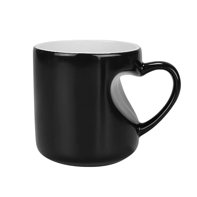 Heat-Activated Magic: The 2-in-1 Color Changing Mug with an Ergonomic Heart-Grip