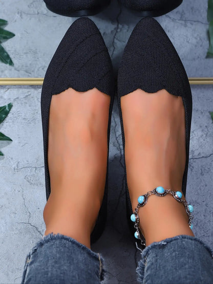 Women's Flats – Pointed Toe, Slip-On, Lightweight