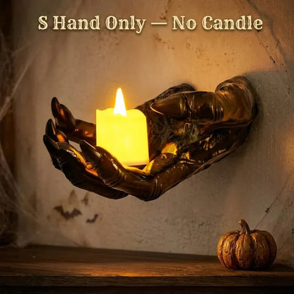 Gothic Hand Wall Candle Holders – Halloween Decor