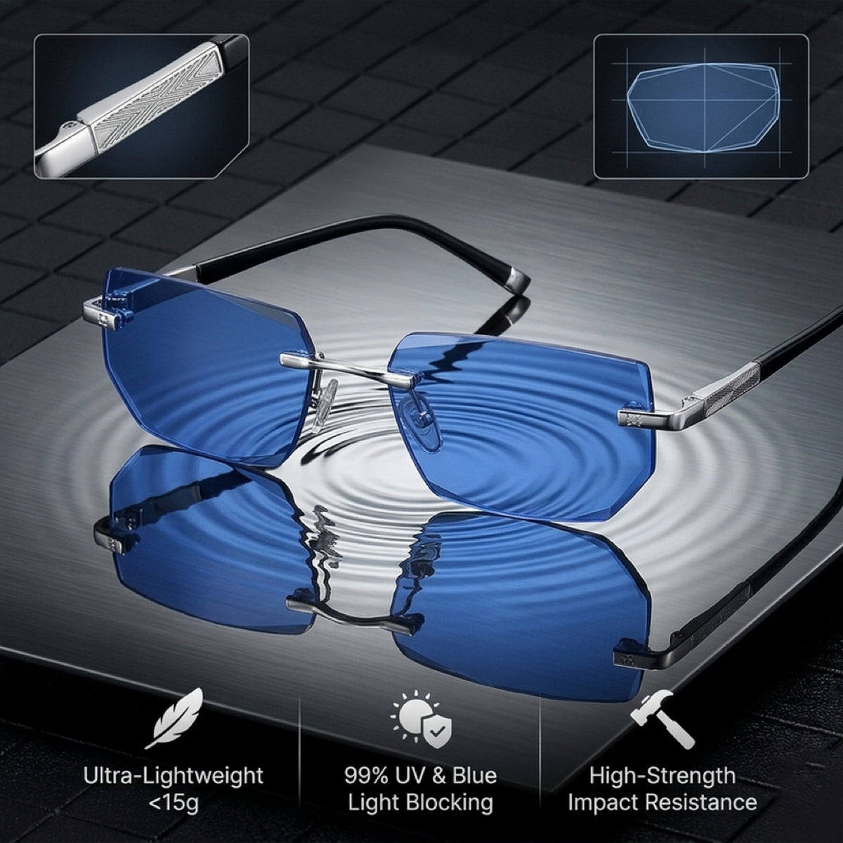 Smart Auto-Focus Reading Glasses | Crystal Clear Vision for Seniors
