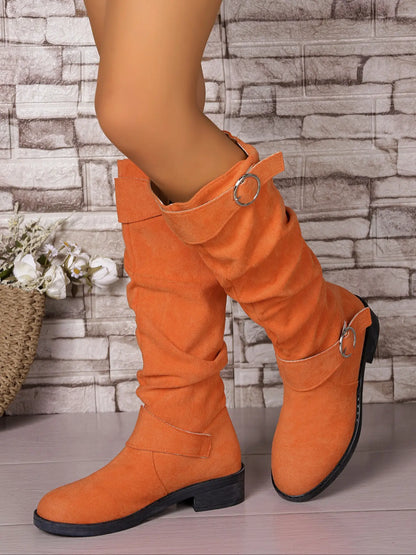Women's Boots – Minimalist, Western, Adjustable Strap